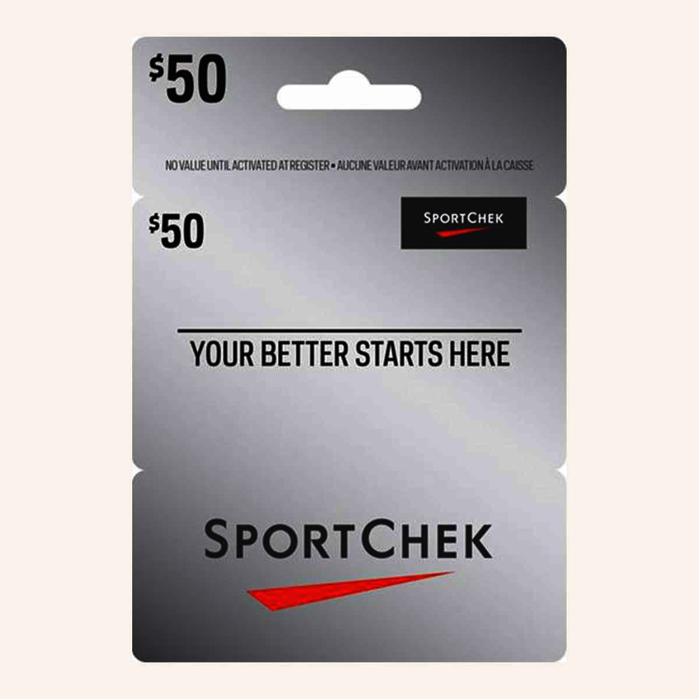Sport Chek Gift Card - $50 | Gift Cards-Gift Cards
