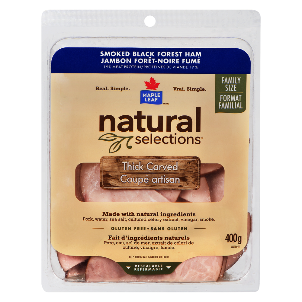 Maple Leaf Natural Selections Thick Carved Ham Poultry Deli Maple Leaf Natural Selections Thick Carved Ham Poultry Deli
