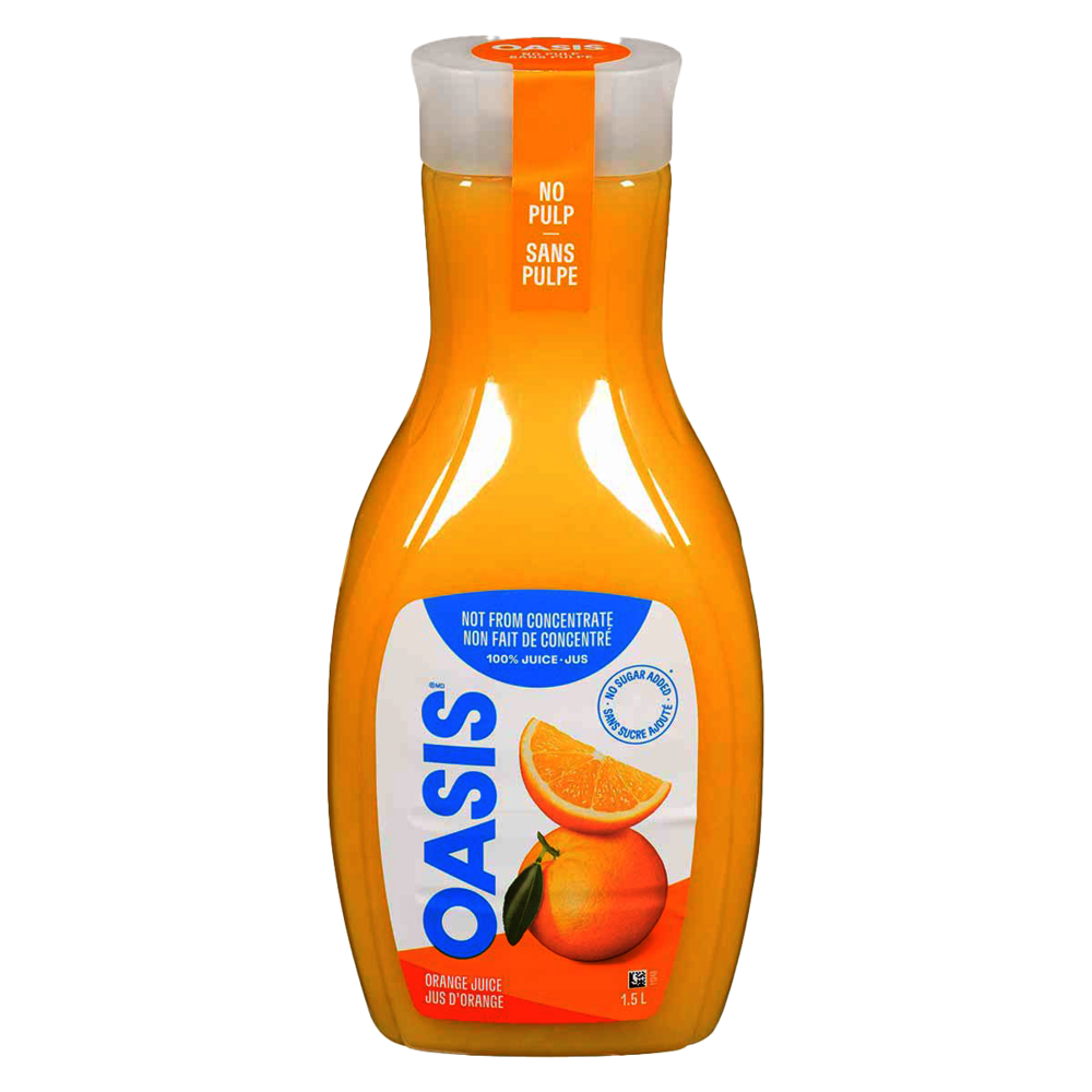 Oasis Premium Orange Juice Without Pulp Juice Refrig Chilled Juice Orange