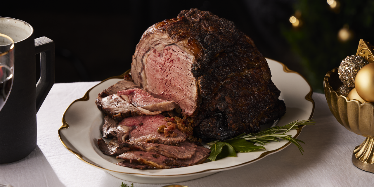 Stuffed Standing Rib Roast Recipe, Food Network Kitchen