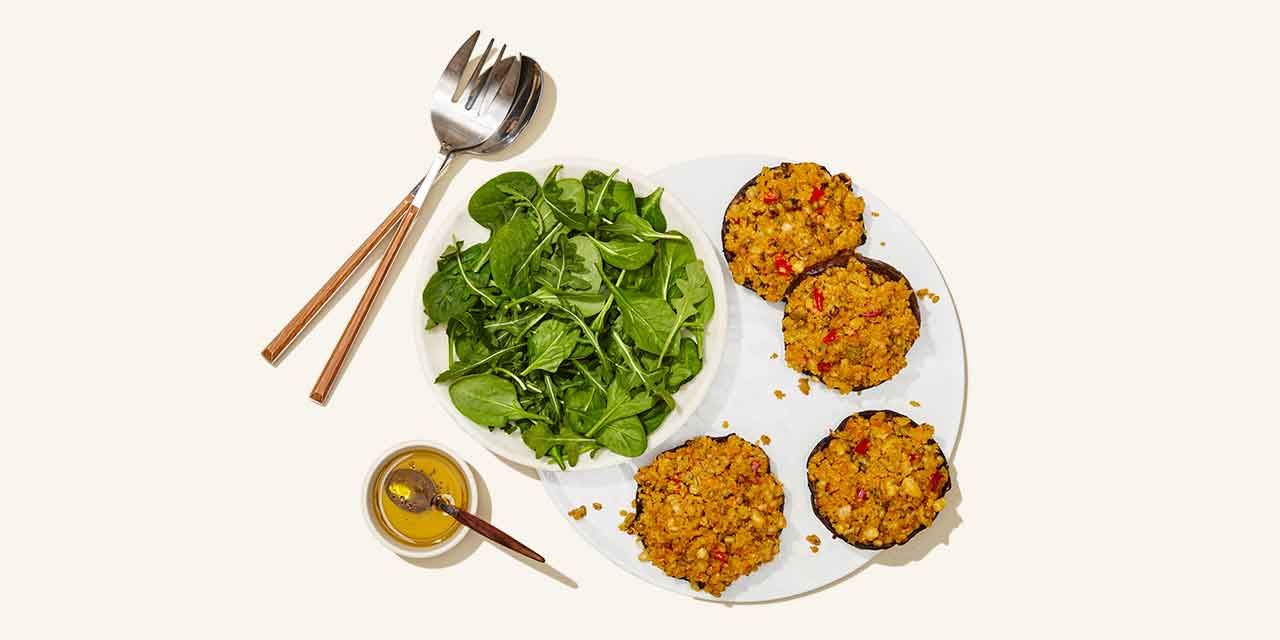 Grilled Stuffed Portobello Mushrooms Recipe